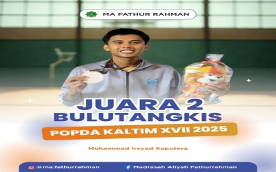 Juara 2 Bulutangkis POPDA KALTIM XVII 2025